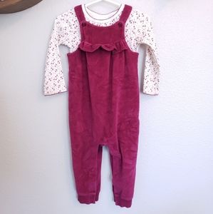 Carters Coveralls and Long Sleeve (set)